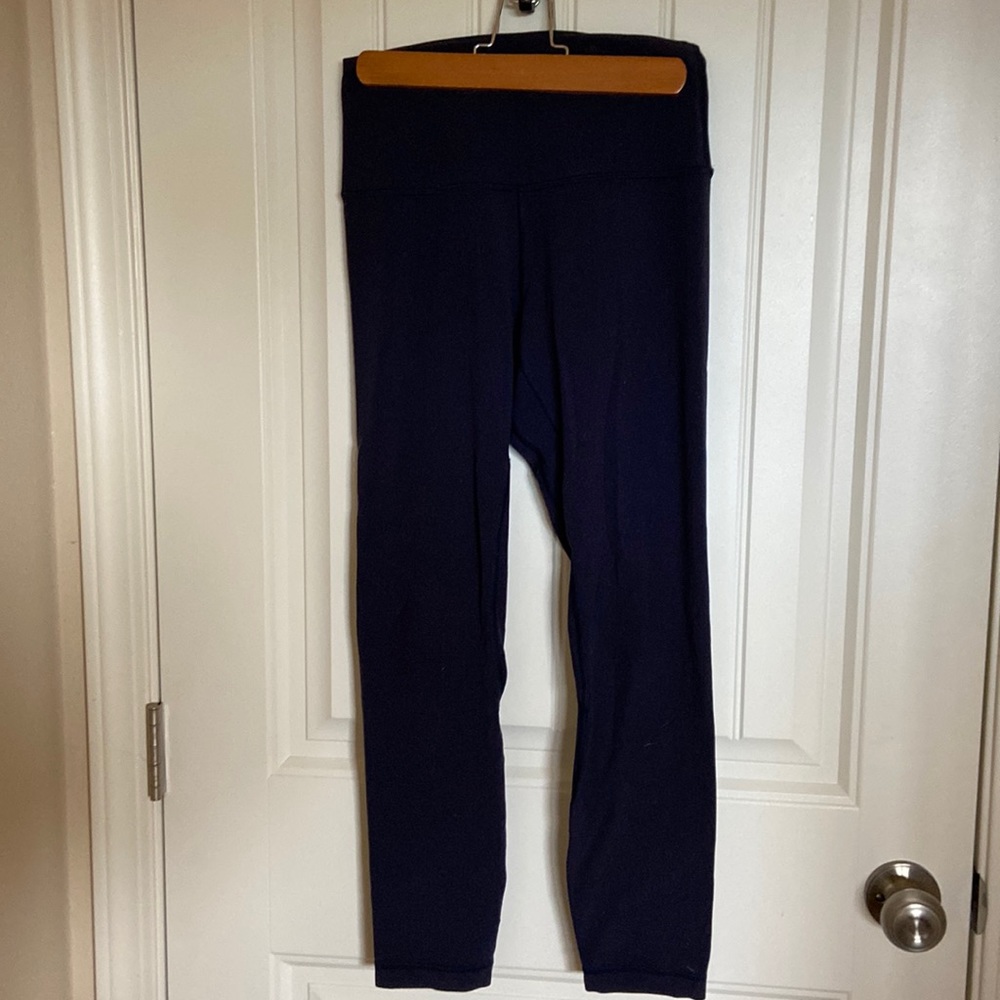 Dark Navy size 6 lululemon Align full length leggings